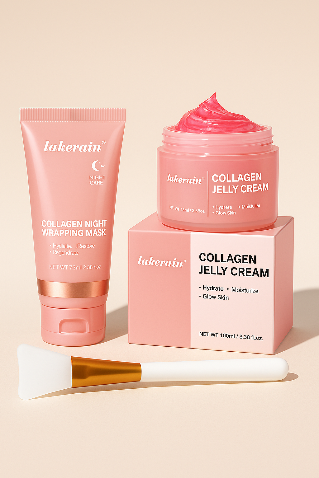 Collagen Night & Day Care Duo – Peel-Off Mask + Jelly Cream