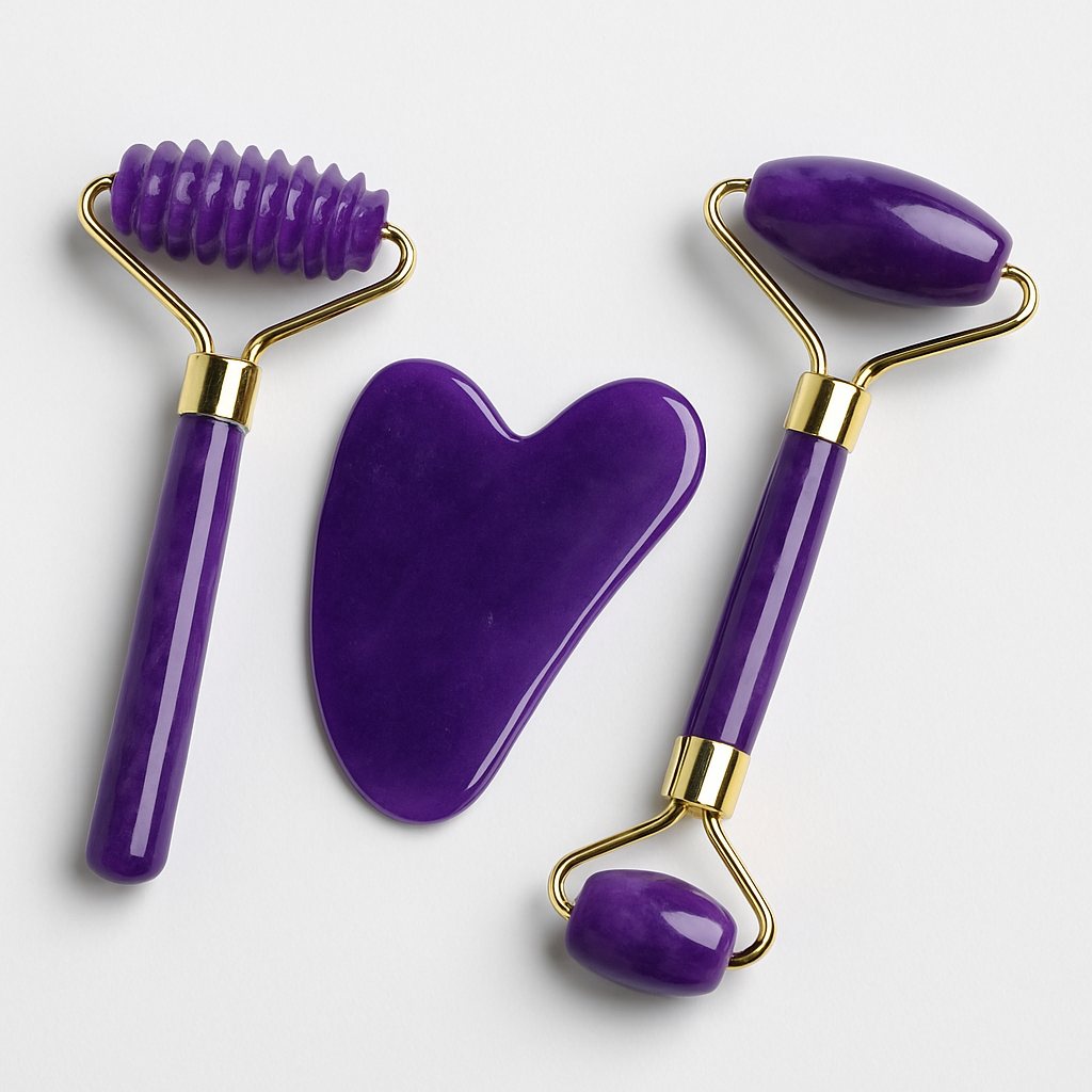 Quartz Roller &amp; Gua Sha Box