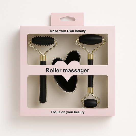 Quartz Roller &amp; Gua Sha Box