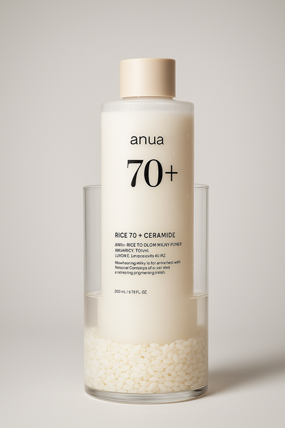 Anua 70+ Milky Toner with Rice &amp; Ceramides