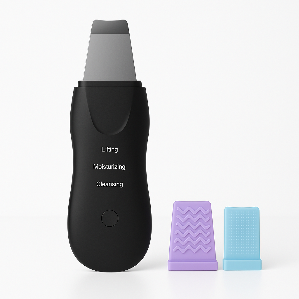 3-in-1 Ultrasonic Facial Device: Cleansing, Hydration and Anti-Aging Firming 